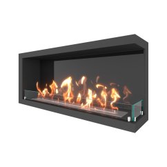 Биокамин угловой SteelHeat ONE 600 правый