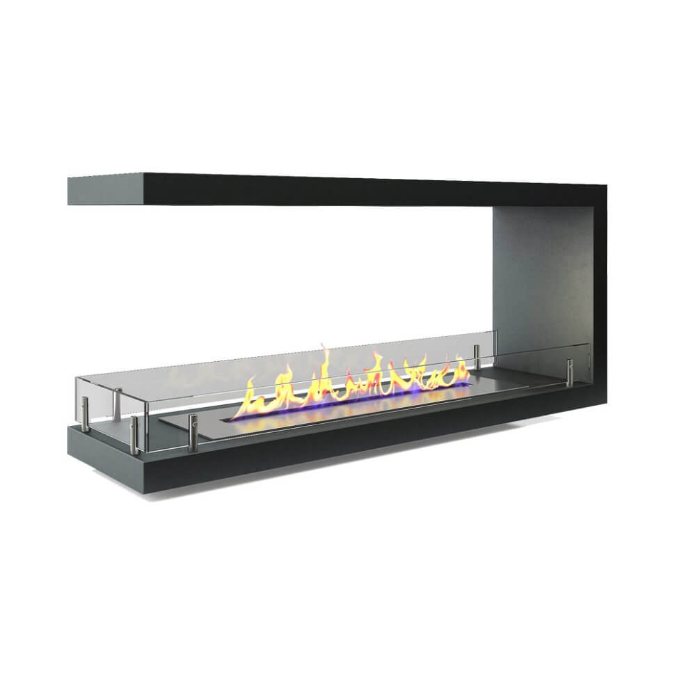 Торцевой сквозной биокамин Firezo Estremita finestra 1600, стандарт Торцевой сквозной биокамин Firezo Estremita finestra 1600, стандарт